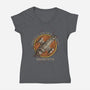 Serenity Firefly Junker-Womens-V-Neck-Tee-silentOp