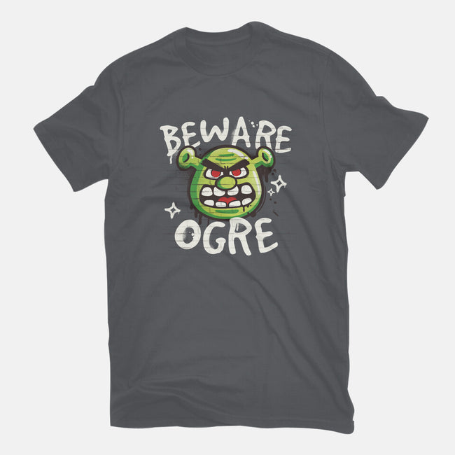 Beware Ogre-Womens-Fitted-Tee-NemiMakeit