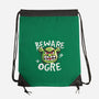 Beware Ogre-None-Drawstring-Bag-NemiMakeit