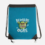 Beware Ogre-None-Drawstring-Bag-NemiMakeit