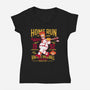 The Isotopes Legend-Womens-V-Neck-Tee-CarloJ1956