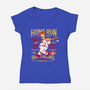 The Isotopes Legend-Womens-V-Neck-Tee-CarloJ1956