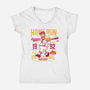 The Isotopes Legend-Womens-V-Neck-Tee-CarloJ1956
