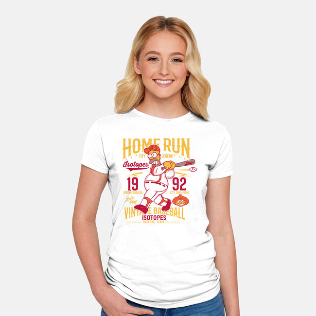 The Isotopes Legend-Womens-Fitted-Tee-CarloJ1956