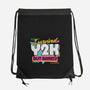 Y2K Vintage Quote-None-Drawstring-Bag-Studio Mootant