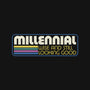 Millennial Vintage Quote-Unisex-Baseball-Tee-Studio Mootant