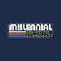 Millennial Vintage Quote-Womens-Fitted-Tee-Studio Mootant
