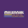 Millennial Vintage Quote-Womens-Fitted-Tee-Studio Mootant