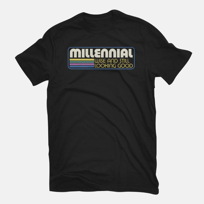 Millennial Vintage Quote-Womens-Fitted-Tee-Studio Mootant