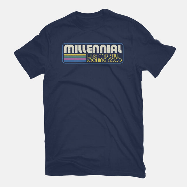 Millennial Vintage Quote-Womens-Fitted-Tee-Studio Mootant