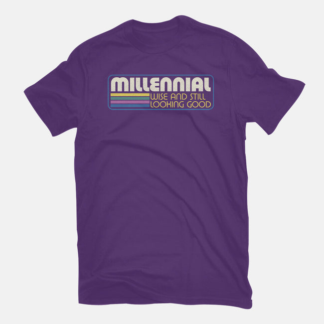Millennial Vintage Quote-Womens-Fitted-Tee-Studio Mootant