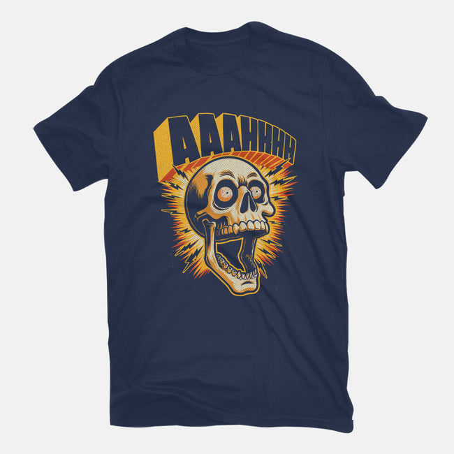 Skull Anxiety Scream-Mens-Premium-Tee-Studio Mootant