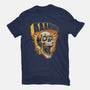 Skull Anxiety Scream-Womens-Fitted-Tee-Studio Mootant
