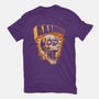 Skull Anxiety Scream-Womens-Fitted-Tee-Studio Mootant
