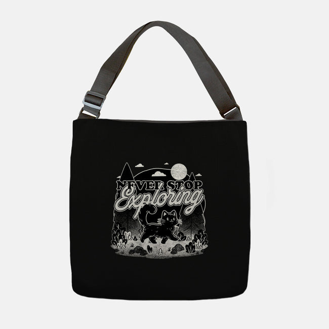 Cat Wilderness Exploration-None-Adjustable Tote-Bag-Studio Mootant