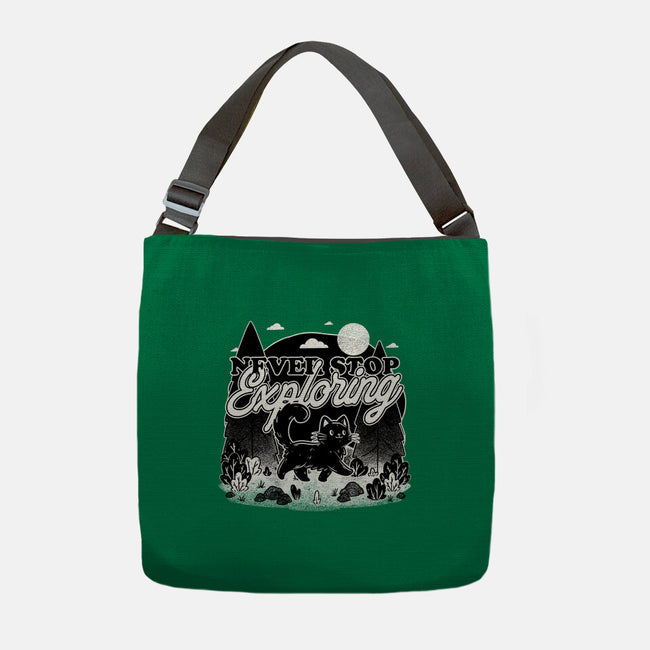 Cat Wilderness Exploration-None-Adjustable Tote-Bag-Studio Mootant