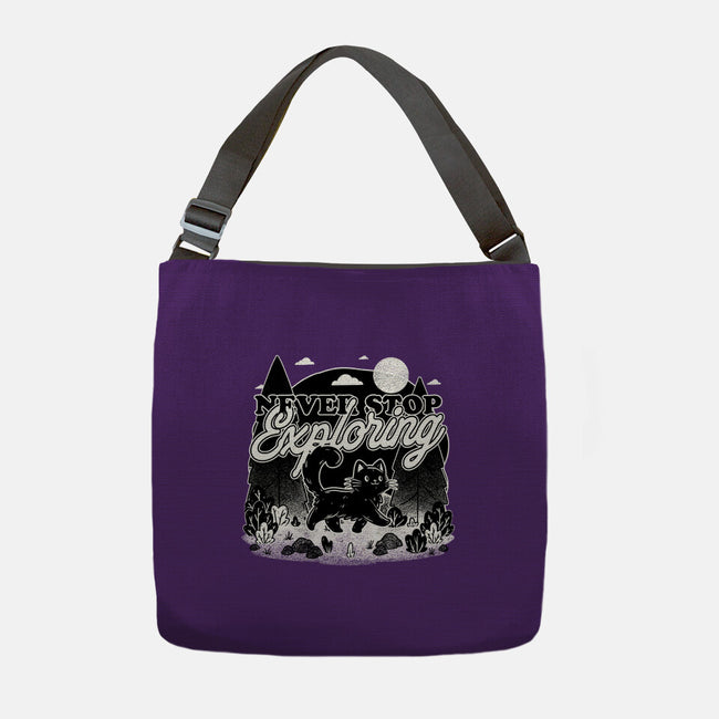 Cat Wilderness Exploration-None-Adjustable Tote-Bag-Studio Mootant