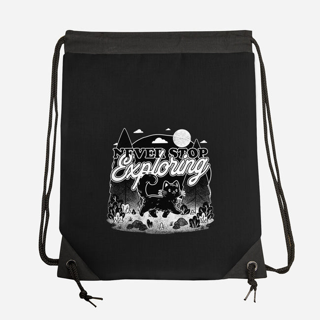 Cat Wilderness Exploration-None-Drawstring-Bag-Studio Mootant