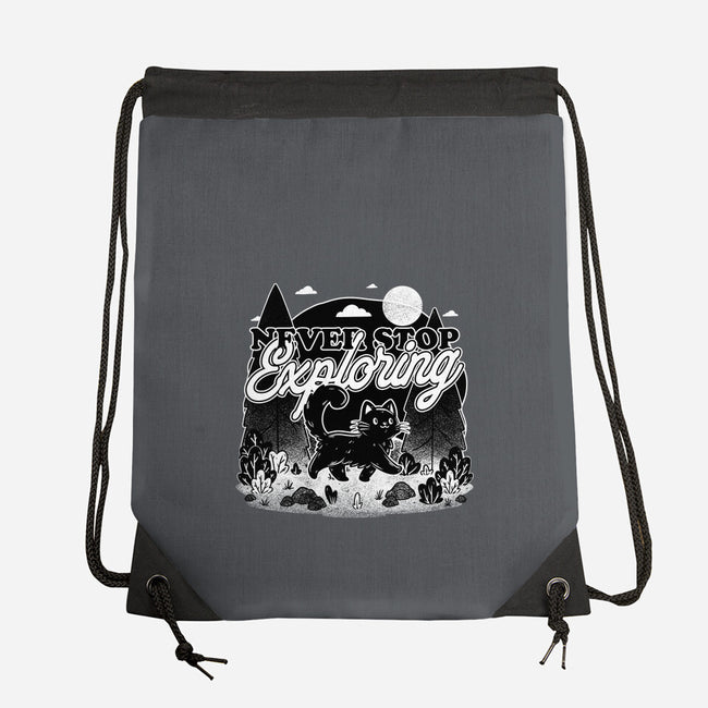 Cat Wilderness Exploration-None-Drawstring-Bag-Studio Mootant