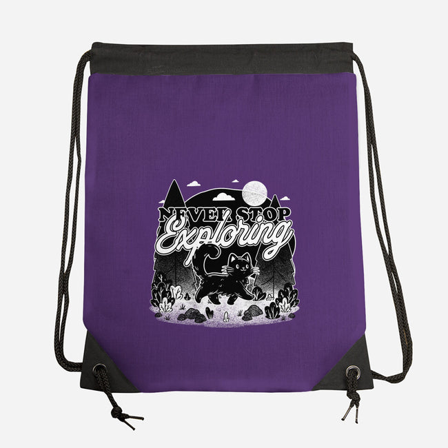 Cat Wilderness Exploration-None-Drawstring-Bag-Studio Mootant