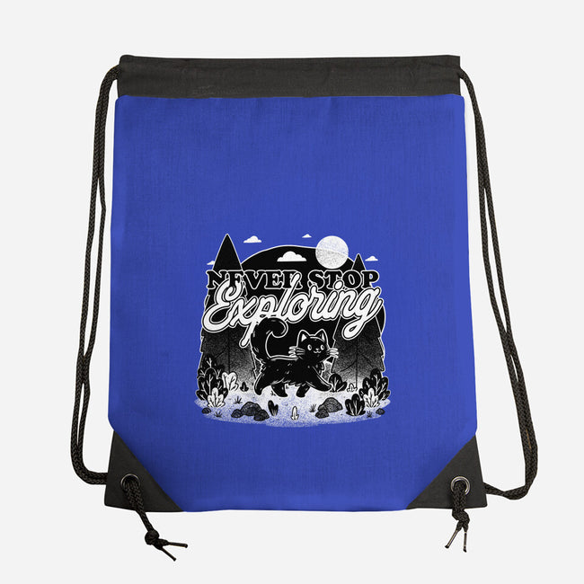 Cat Wilderness Exploration-None-Drawstring-Bag-Studio Mootant