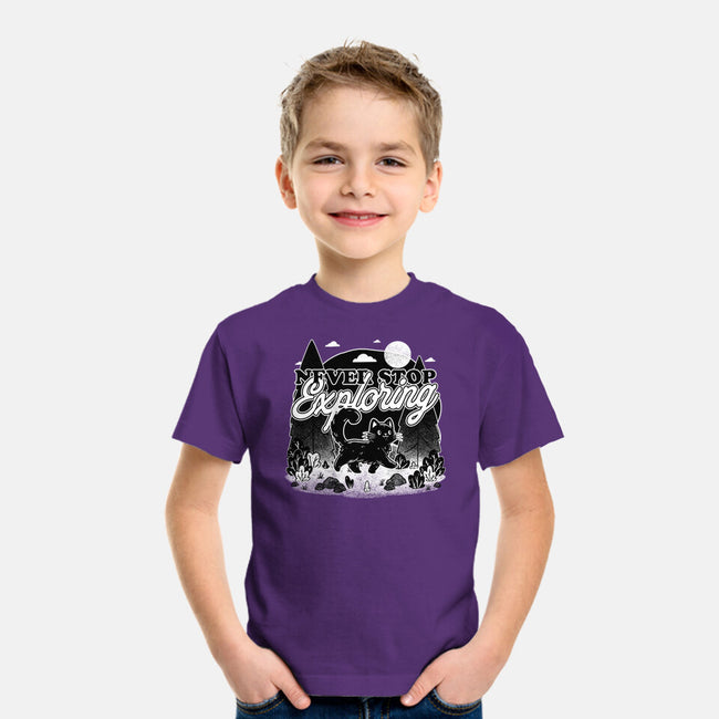 Cat Wilderness Exploration-Youth-Basic-Tee-Studio Mootant