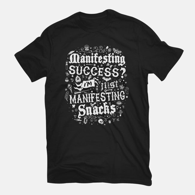 Manifesting Snacks-Womens-Fitted-Tee-Nemons