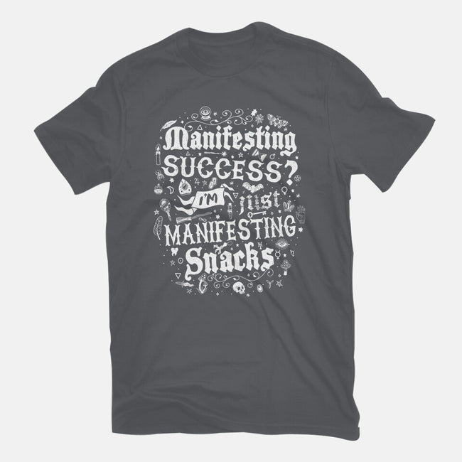 Manifesting Snacks-Womens-Fitted-Tee-Nemons