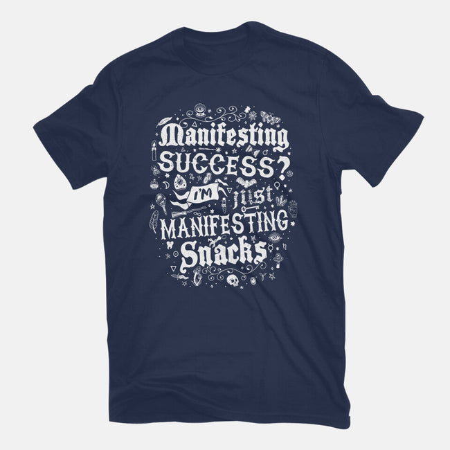 Manifesting Snacks-Womens-Fitted-Tee-Nemons