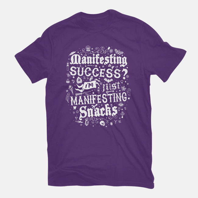 Manifesting Snacks-Womens-Fitted-Tee-Nemons