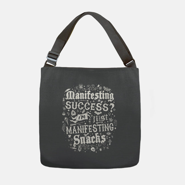 Manifesting Snacks-None-Adjustable Tote-Bag-Nemons