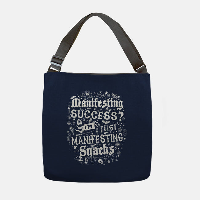 Manifesting Snacks-None-Adjustable Tote-Bag-Nemons