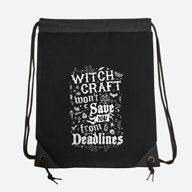 Witch Deadlines-None-Drawstring-Bag-Nemons