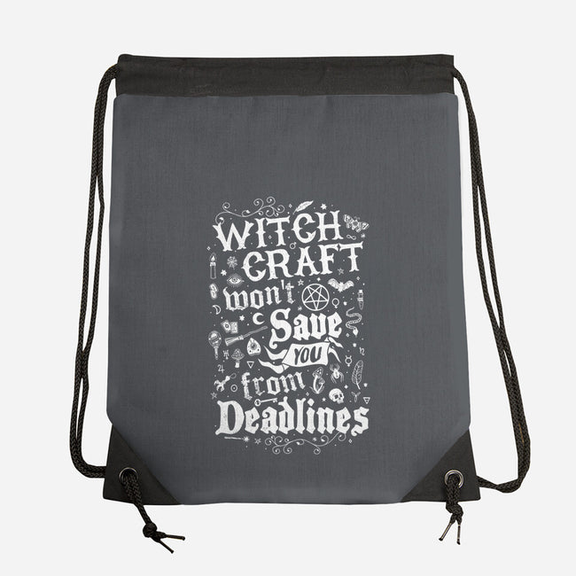 Witch Deadlines-None-Drawstring-Bag-Nemons