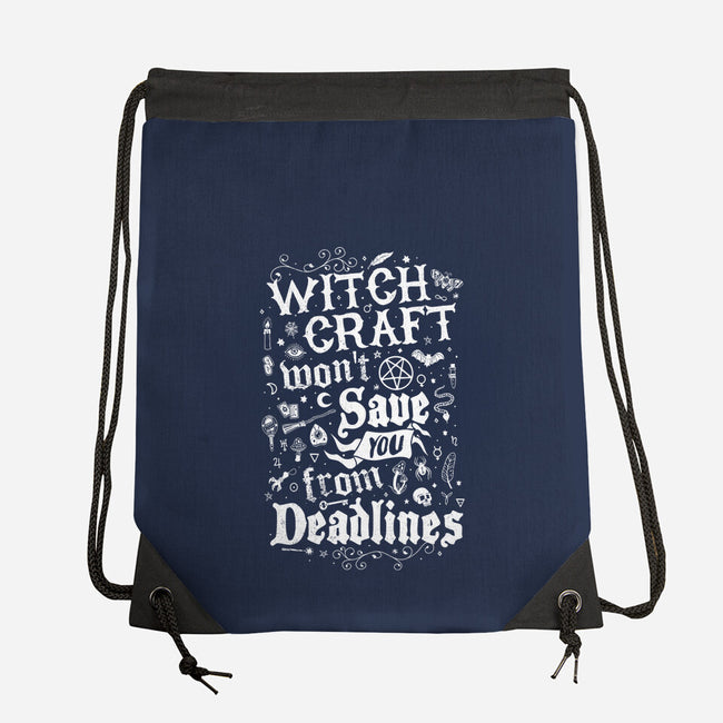 Witch Deadlines-None-Drawstring-Bag-Nemons
