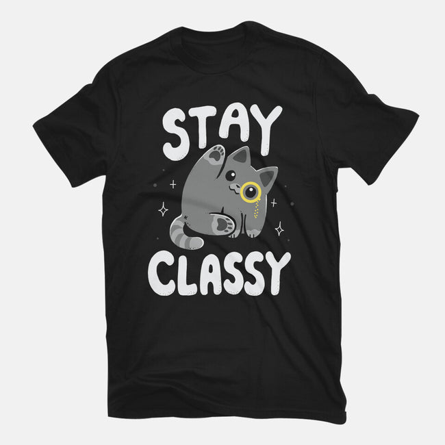 Stay Classy-Womens-Fitted-Tee-Vallina84