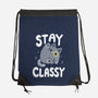 Stay Classy-None-Drawstring-Bag-Vallina84