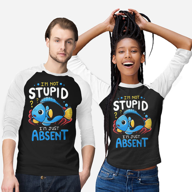 Just Absent-Unisex-Baseball-Tee-Vallina84