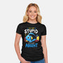 Just Absent-Womens-Fitted-Tee-Vallina84
