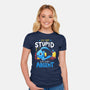 Just Absent-Womens-Fitted-Tee-Vallina84