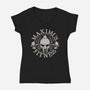 Maximus Fitness-Womens-V-Neck-Tee-teesgeex