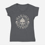 Maximus Fitness-Womens-V-Neck-Tee-teesgeex