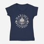 Maximus Fitness-Womens-V-Neck-Tee-teesgeex
