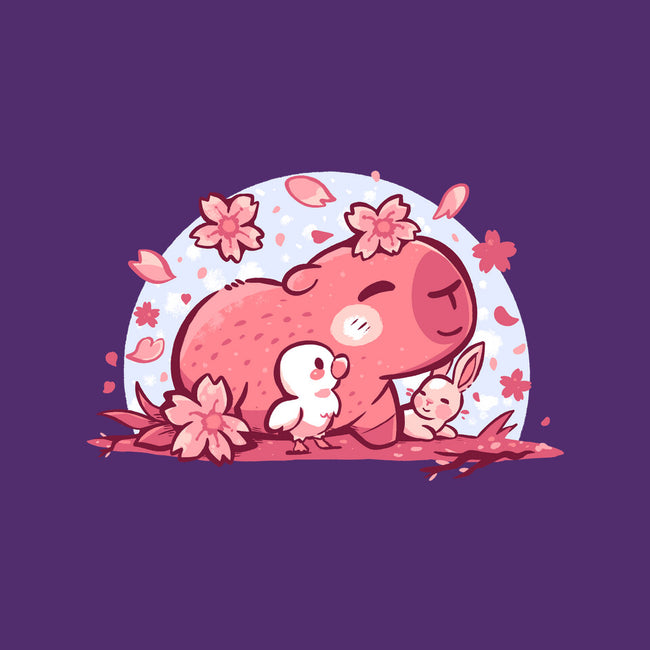 Pink Spring Friends-Womens-Fitted-Tee-TechraNova