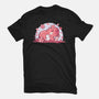 Pink Spring Friends-Womens-Fitted-Tee-TechraNova