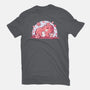Pink Spring Friends-Womens-Fitted-Tee-TechraNova