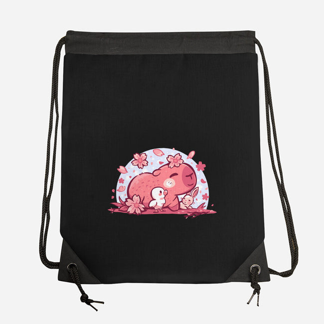 Pink Spring Friends-None-Drawstring-Bag-TechraNova