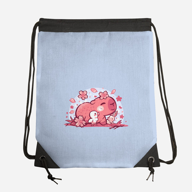 Pink Spring Friends-None-Drawstring-Bag-TechraNova