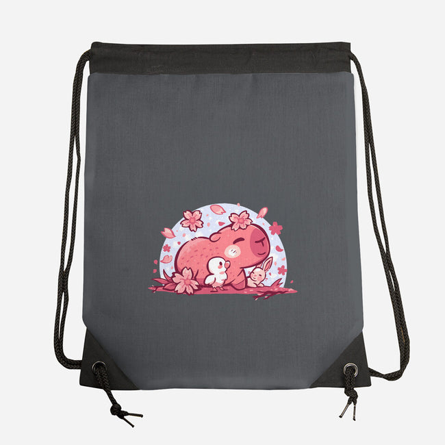 Pink Spring Friends-None-Drawstring-Bag-TechraNova