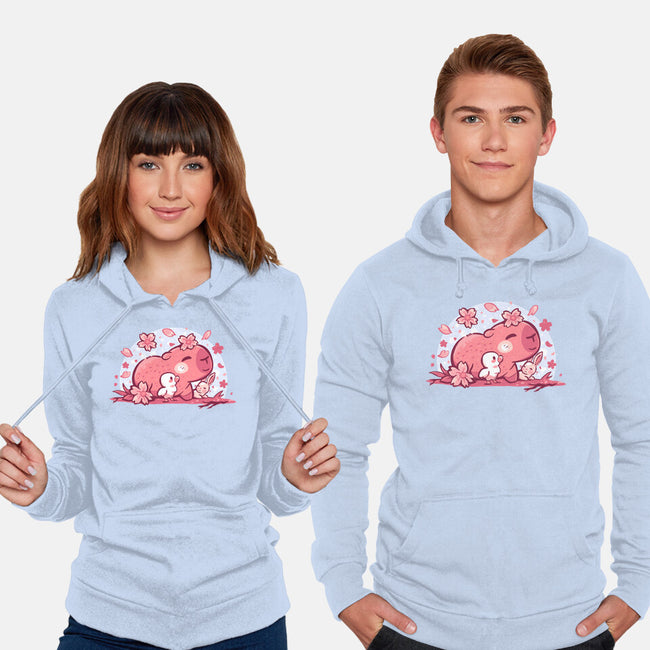 Pink Spring Friends-Unisex-Pullover-Sweatshirt-TechraNova